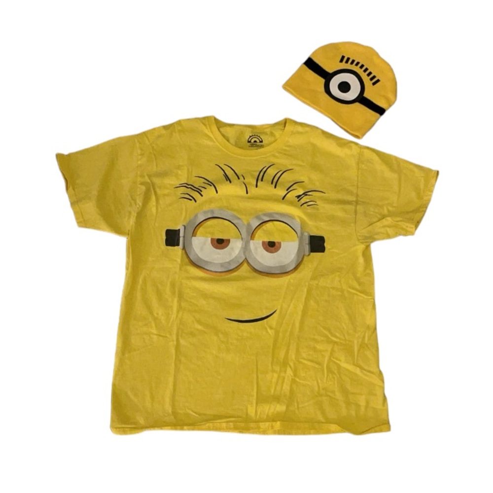 Minions T Shirt & Beanie Bundle